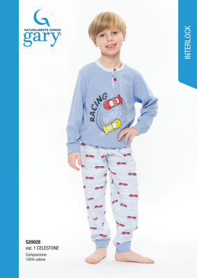 KINDERPYJAMAS S/L S20028 Tellini S.R.L. Großhandelskleidung